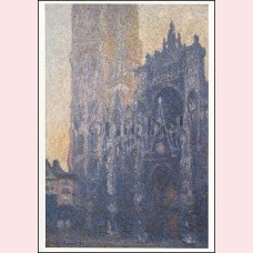 Rouen cathedral: The portal, morning effect